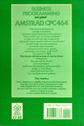 Business Programming on your Amstrad CPC 464 (Phoenix Publishing) Back Coverbook.jpg