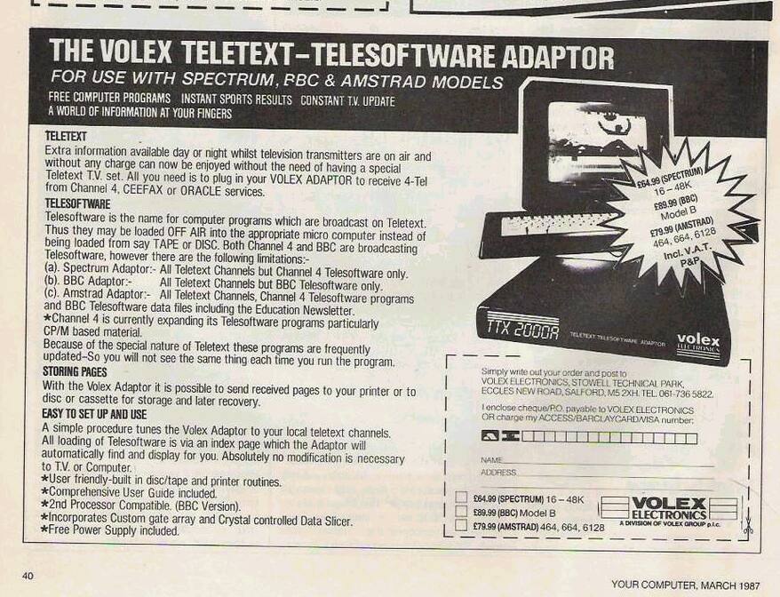 Volex Advert