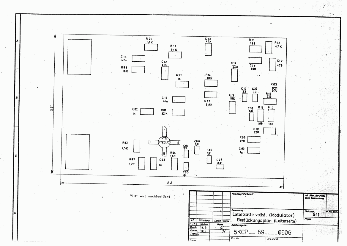 Component Map (Modulator)