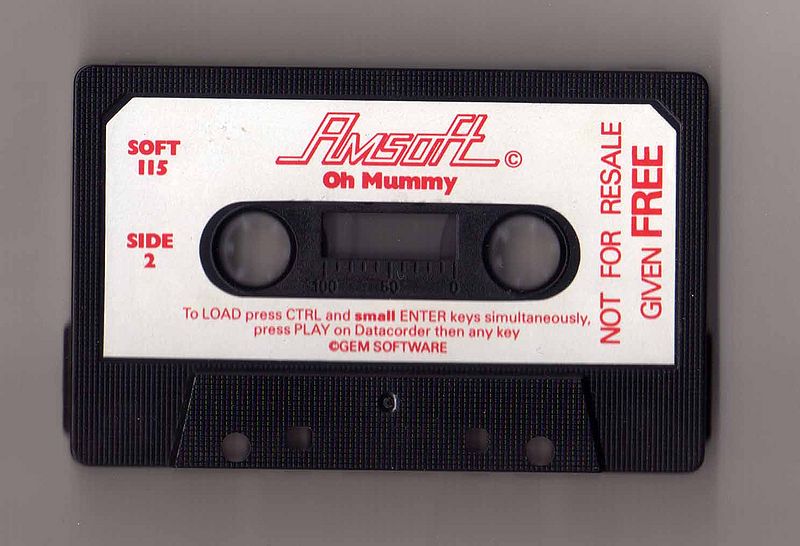 File:Oh Mummy Tape - side B (Free) (Amsoft).jpg
