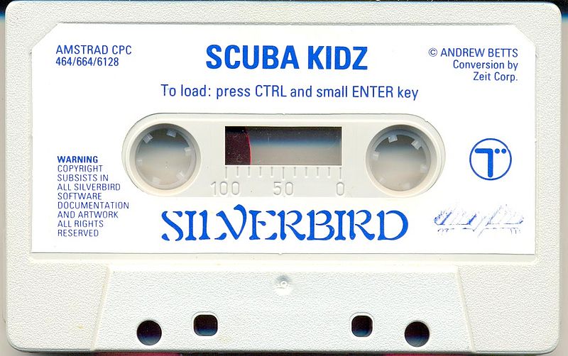 File:Scuba kidz (K7) (Silverbird Software) (199 Range) (1988) (Standard Jewel Case) - (Media).jpg