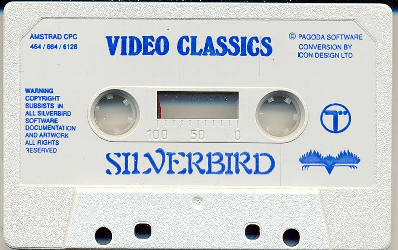 File:Video classics (K7) (Silverbird Software) (199 Range) (1988) (Standard Jewel Case) - (Media).jpg