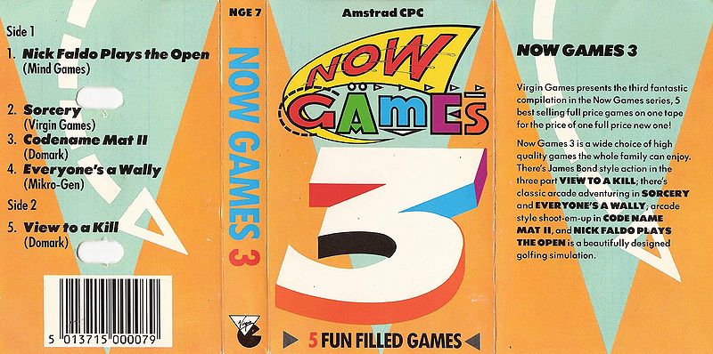 File:Now games 3 (K7) (Virgin Games) (1986) (Standard Jewel Case) - (Front).jpg