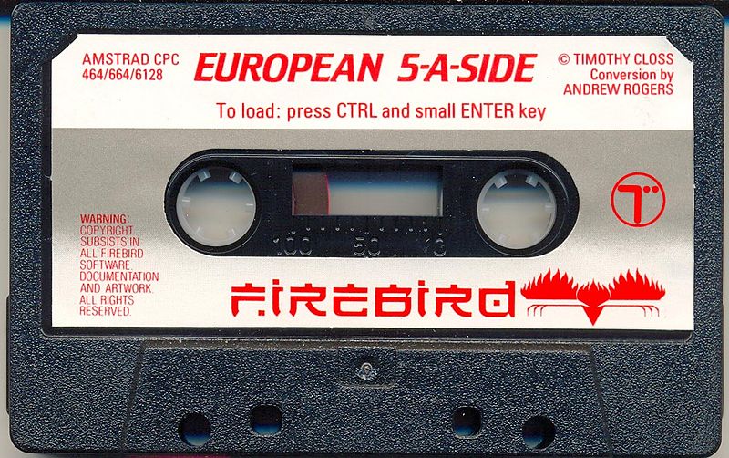 File:European 5-a-side (K7) (Silverbird Software) (199 Range) (1988) (Standard Jewel Case) - (Media).jpg