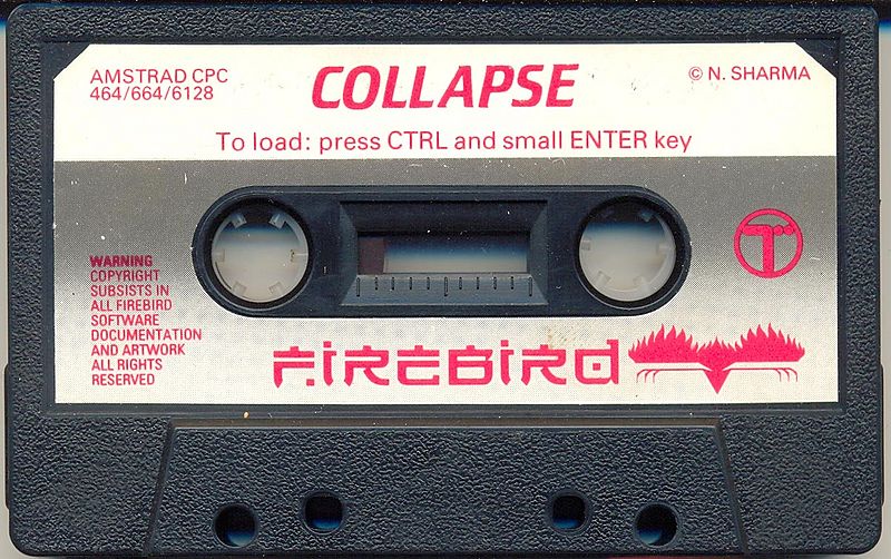 File:Collapse (K7) (Firebird Software) (199 Silver Range) (1986) (Standard Jewel Case) - (Media).jpg