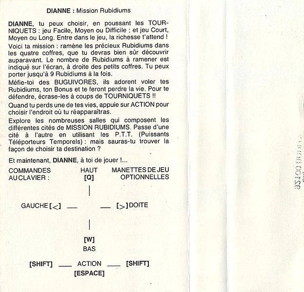 File:Dianne (K7) (Loriciels) (1985) (Standard Jewel Case) - (Back).jpg