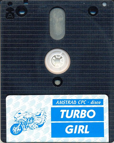 File:Turbo girl (D7) (Dinamic Software) (1988) (Medium Clamp Case) - (Media) (Cara A).jpg