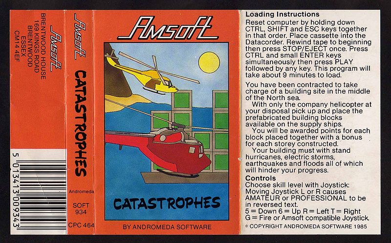 File:Catastrophes Covertape (Amsoft).jpg