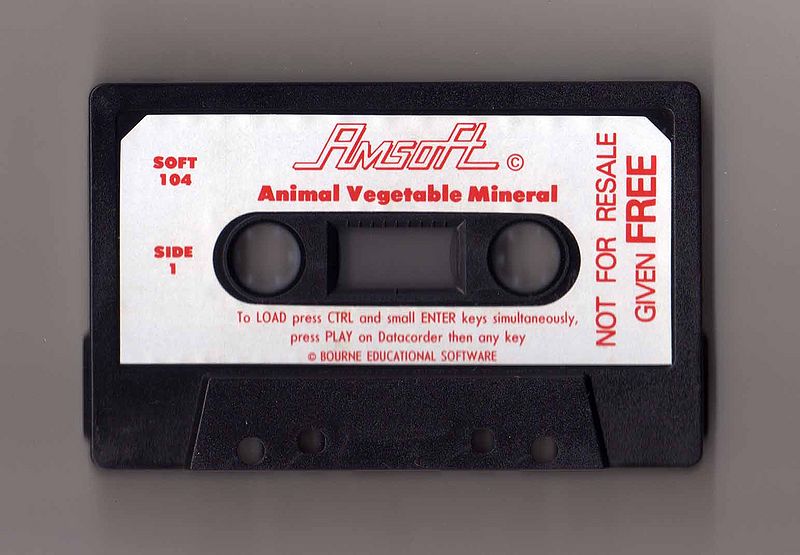 File:Animal Vegetable Mineral Tape - side A (Free) (Amsoft).jpg
