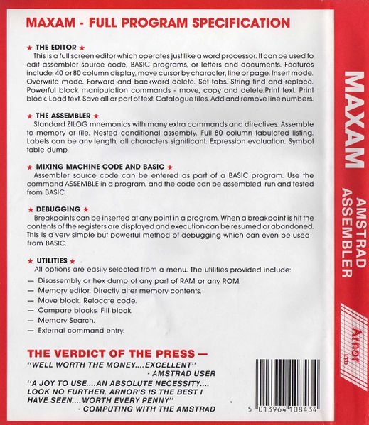 File:Maxam (disc) Back Cover.jpg
