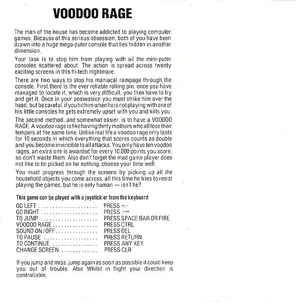 File:Voodoo rage (K7) (Artic Computing) (1986) (Standard Jewel Case) - (Back).jpg