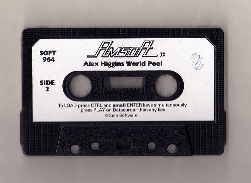 File:Alex Higgins World Pool Tape - side B (Amsoft).jpg