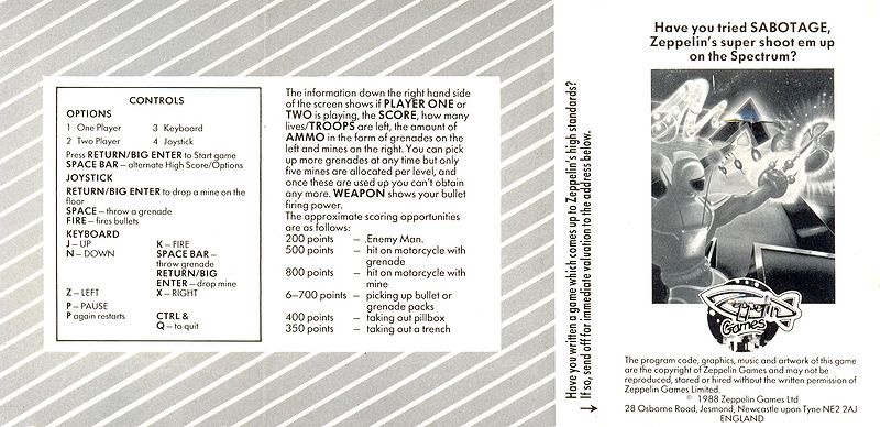 File:Frontline (K7) (Zeppelin Games) (1988) (Standard Jewel Case) - (Back).jpg