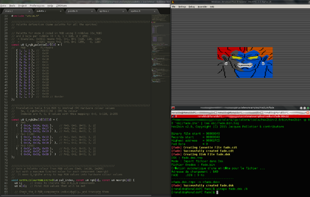 Coding an example with CPCtelera