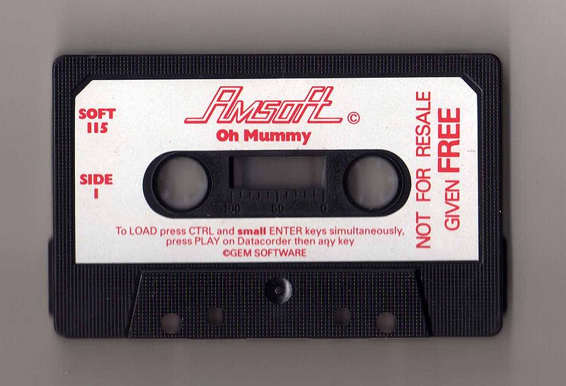 File:Oh Mummy Tape - side A (Free) (Amsoft).jpg