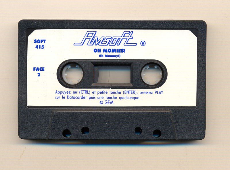 File:Oh Mummy (Amsoft FR) Tape - Side B.jpg