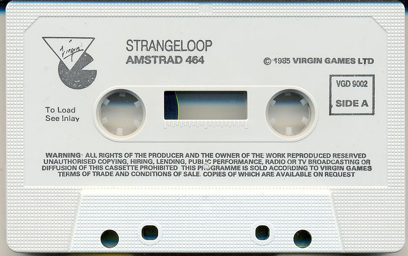 File:Strangeloop (K7) (Virgin Games) (1985) (Standard Jewel Case) - (Media) (Side A).jpg