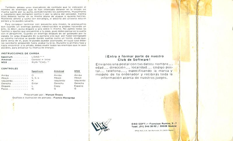File:El Cid (K7) (Dro Soft) (1987) (Standard Jewel Case) - (Back).jpg