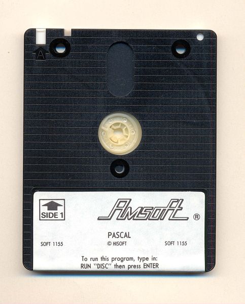 File:Hisoft Pascal (Amsoft UK) Disc - Side A.jpg