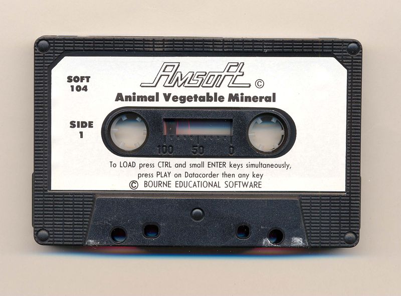 File:Animal, Vegetable, Mineral (Amsoft UK) Tape - Side A.jpg