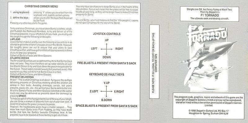 File:Santa's Xmas caper (K7) (Zeppelin Games) (1990) (Standard Jewel Case) - (Back).jpg