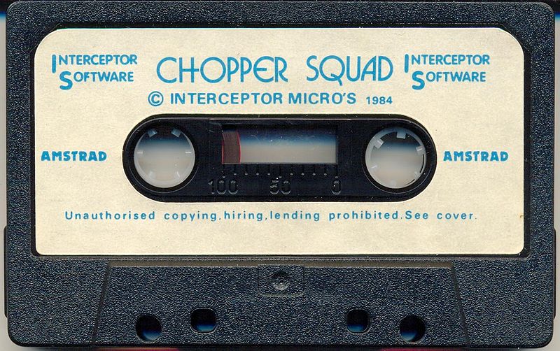 File:Chopper squad (K7) (Interceptor Micros Software) (1985) (Small Clamp Case) - (Media).jpg
