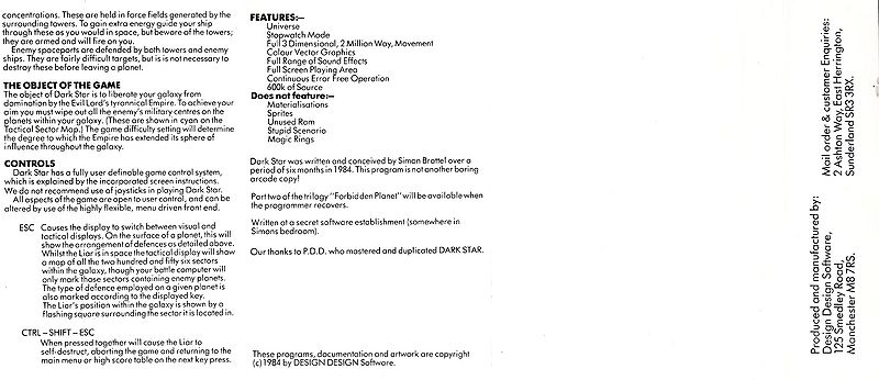 File:Dark star (K7) (Design Design Software) (1984) (Standard Jewel Case) - (Back).jpg