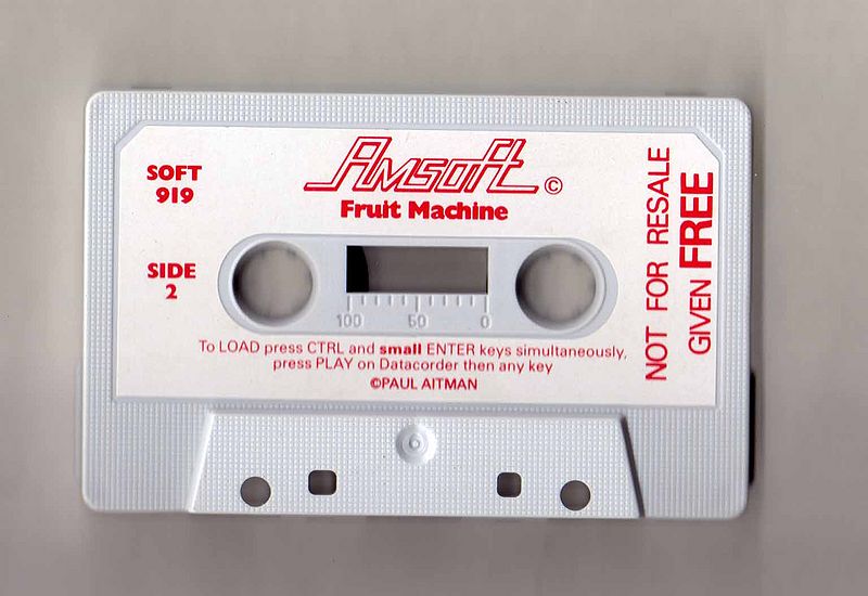 File:Fruit Machine Tape - side B (Free) (Amsoft).jpg