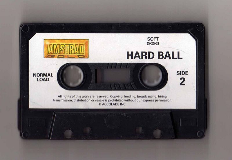 File:Hard Ball Tape - side B (Amsoft).jpg