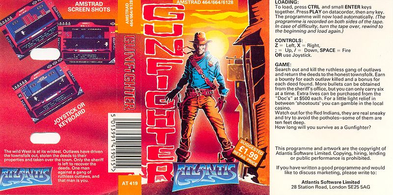 File:Gunfighter (K7) (Atlantis Software) (1990) (Standard Jewel Case) - (Front).jpg