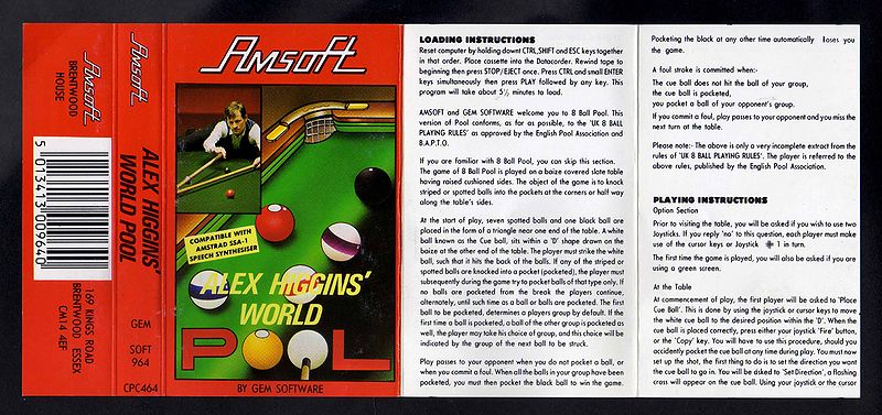 File:Alex Higgins World Pool Front Covertape (Amsoft).jpg