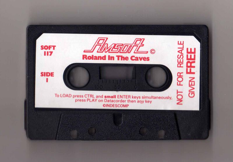 File:Roland in the Caves Tape - side A (Free) (Amsoft).jpg