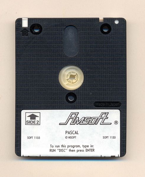 File:Hisoft Pascal (Amsoft UK) Disc - Side B.jpg