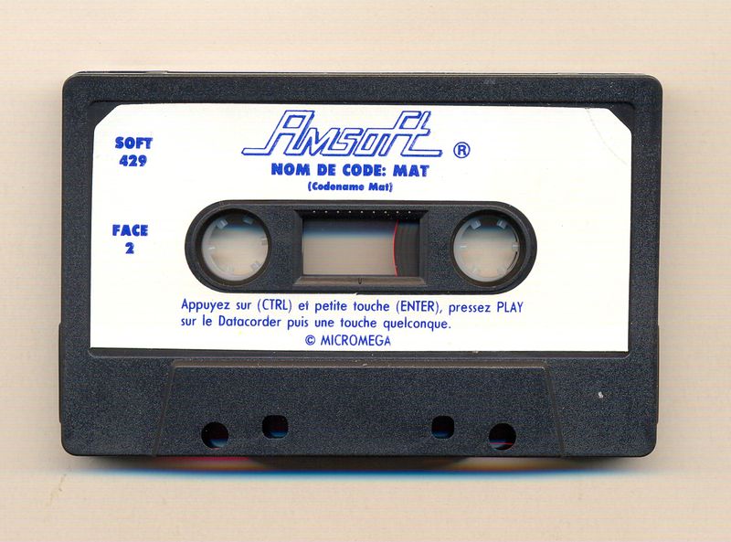 File:Codename Mat (Amsoft FR) Tape - Side B.jpg