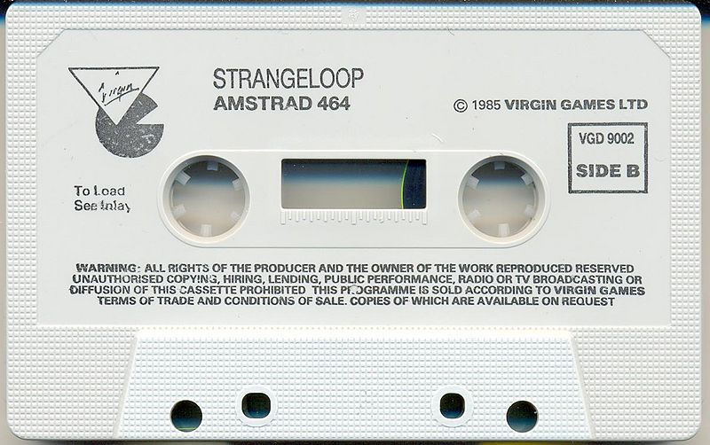 File:Strangeloop (K7) (Virgin Games) (1985) (Standard Jewel Case) - (Media) (Side B).jpg