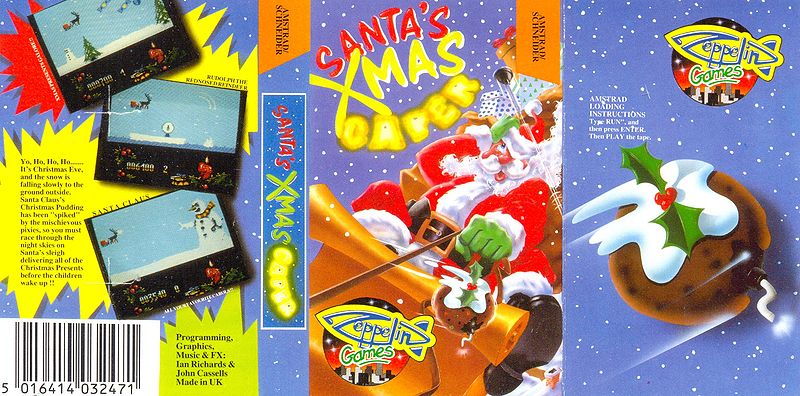 File:Santa's Xmas caper (K7) (Zeppelin Games) (1990) (Standard Jewel Case) - (Front).jpg
