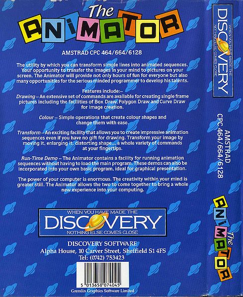 File:The Animator Back Cover.jpg