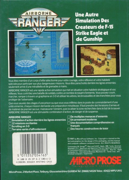 Airborne Ranger by Microprose