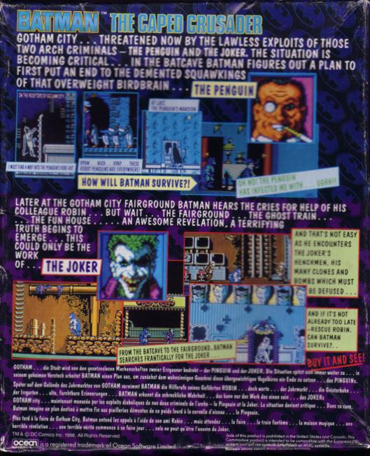Batman : The Caped Crusader by Ocean Software