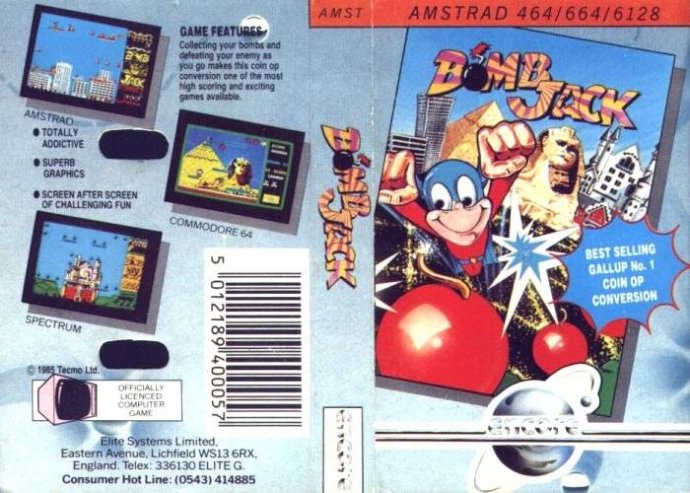 Bomb Jack by Elite Systems Ltd