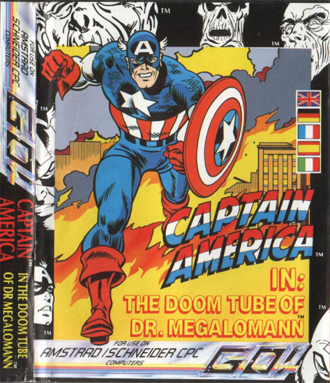 Captain America Defies The Doom Tube by US Gold