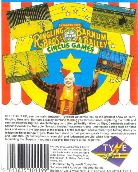 Circus Games by TyneSoft