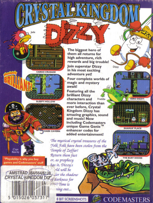 Crystal Kingdom Dizzy by Codemasters