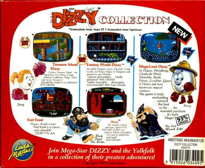 Dizzy Collection by Codemasters