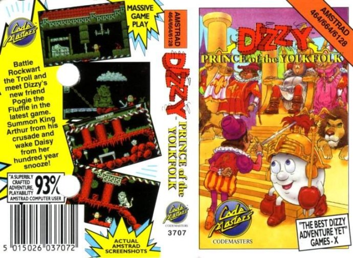 Dizzy : Prince Of The Yolkfolk by Codemasters