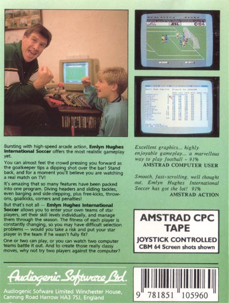 Emlyn Hughes International Soccer by Audiogenic