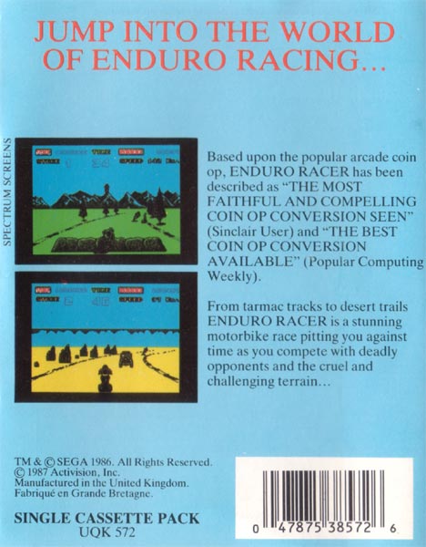 Enduro Racer by Sega