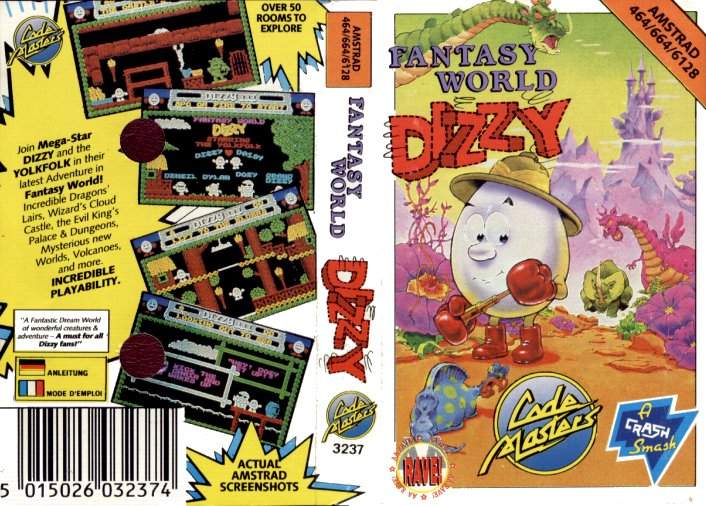 Fantasy World Dizzy by Codemasters