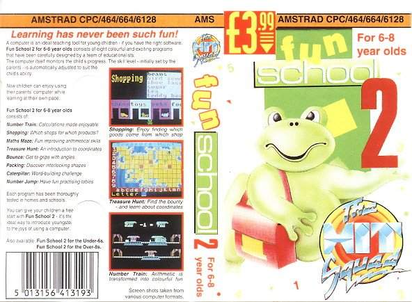 Fun School 2 : For 6 to 8 year olds by Database Educational