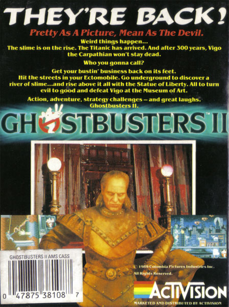 Ghostbusters 2 by Activision